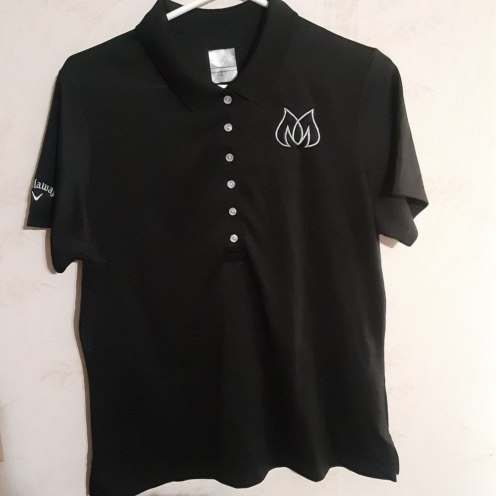 Callaway Opti Dri Women's 6 Button Golf Polo Shirt